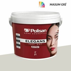 Polisan Elegans Extra Masum Gri 15 lt Yarı Mat İç Cephe Duvar Boyası