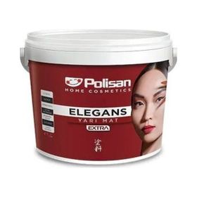 Polisan Elegans Extra Yalın Beyaz 2.5 lt Yarı Mat İç Cephe Duvar Boyası