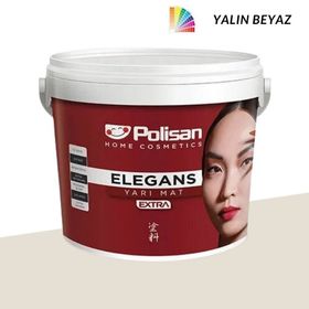 Polisan Elegans Extra Yalın Beyaz 2.5 lt Yarı Mat İç Cephe Duvar Boyası