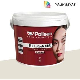 Polisan Elegans Extra Yalın Beyaz 2.5 lt Yarı Mat İç Cephe Duvar Boyası