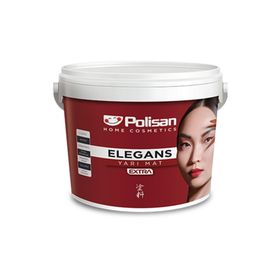Polisan Elegans Extra Yarı Mat 2,5 lt Dingin Gri Antibakteriyel Boya