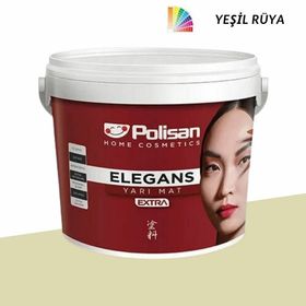 Polisan Elegans Extra Yeşil Rüya 7,5 lt Yarı Mat İç Cephe Duvar Boyası