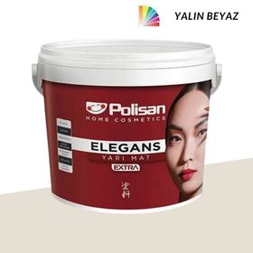 Polisan Elegans Yalın Beyaz 15 lt Yarı Mat İç Cephe Boyası