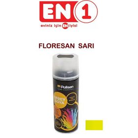 Polisan Floresan Sarı Sprey Boya