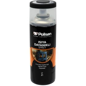 Polisan Isıya Dayanıklı Siyah 400 ml Sprey Boya