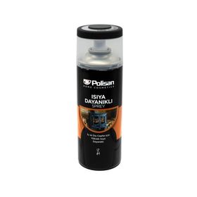 Polisan Isıya Dayanıklı Siyah 400 ml Sprey Boya