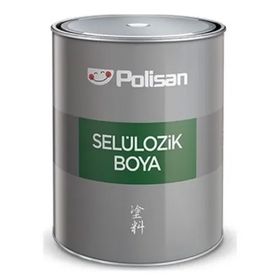 Polisan Mat Siyah 0.75 lt Selülozik Boya