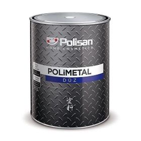 Polisan Mat Siyah 2.5 lt Polimetal Düz Boya