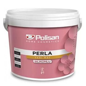 Polisan Perla Elegan Pembe Cİ-7022 12.5 lt Yarı Mat Silinebilir Silikonlu İç Cephe Boyası
