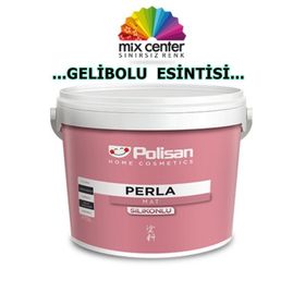 Polisan Perla Koyu Şampanya 12,5 lt Mat Silikonlu İç Cephe Duvar Boyası
