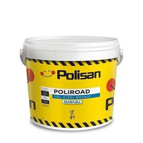 Polisan Poliroad 2.5 Lt Sarı Su Bazlı Yol Çizgi Boyası