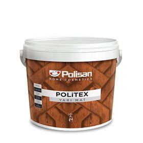 Polisan Politex 2.5 lt Dekoratif Yarı Mat Su Bazlı Ahşap Koruyucu Vernik