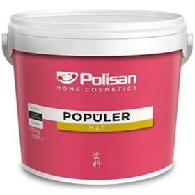 Polisan Popüler 10 kg Kadife Gri Plastik Boya