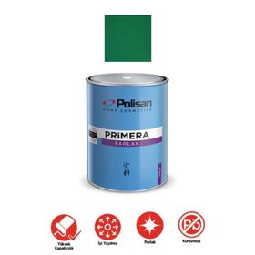 Polisan Primera 0,75 lt Yeşil Sentetik Parlak Yağlı Boya