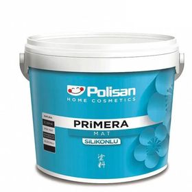 Polisan Primera Dingin Gri 7.5 lt Silikonlu Mat İç Cephe Boyası