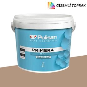 Polisan Primera Gizemli Toprak 2,5 lt Mat Silikonlu İç Cephe Duvar Boyası