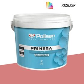 Polisan Primera Kızılcık 2,5 lt Mat Silikonlu İç Cephe Duvar Boyası