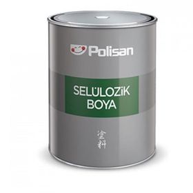 Polisan Selülozik Parlak Siyah 0.75 lt Yağlı Boya