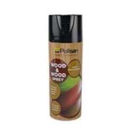 Polisan Siyah 400 ml Wood Ahşap Sprey Boya