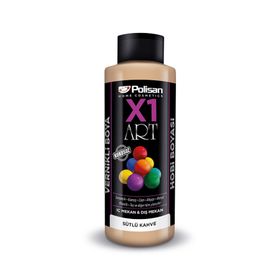 Polisan Sütlü Kahve 120 ml X1 Art Vernikli Hobi Boyası