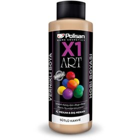 Polisan Sütlü Kahve 120 ml X1 Art Vernikli Hobi Boyası