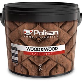 Polisan Wood & Wood Fındık 0.75 lt Yarı Mat Su Bazlı Ahşap Verniği