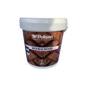 Polisan Wood & Wood Renksiz 0.75 lt Yarı Mat Su Bazlı Ahşap Verniği