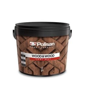 Polisan Wood & Wood Renksiz 2.5 lt Yarı Mat Su Bazlı Ahşap Verniği