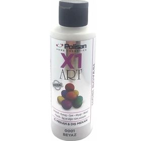 Polisan X1 Art 0001 Beyaz 120 ml Multisurface Hobi Boyası
