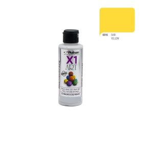 Polisan X1 Art 0016 Sarı 120 ml Multisurface Hobi Boyası