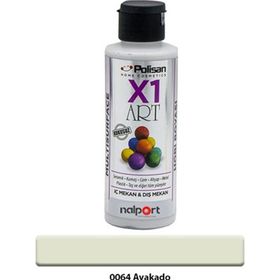 Polisan X1 Art Avokado 120 ml Multisurface Hobi Boyası