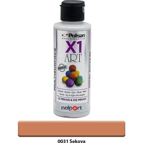 Polisan X1 Art Multisurface 0031 Sekoya 120 ml Hobi Boyası