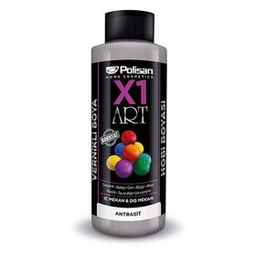 Polisan X1 Art Multisurface Antrasit 120 ml Hobi Boyası