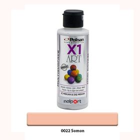 Polisan X1 Art Multisurface Somon 120 ml Hobi Boyası
