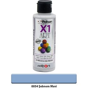 Polisan X1 Art Şebnem Mavi 120 ml Multisurface Hobi Boyası