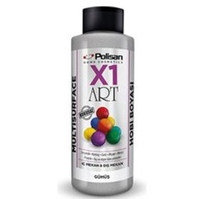 Polisan X1 Art Vişne 120 ml Multisurface Hobi Boyası