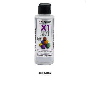 Polisan X1ART Altın Yaldız 120 ml Hobi Boyası