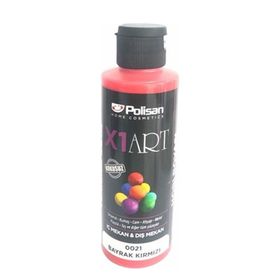 Polisan X1ART Bayrak Kırmızı 120 ml Hobi Boyası