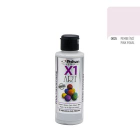 Polisan X1ART Pembe İnci 120 ml Hobi Boyası