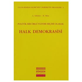 POLITIK BIR ÖRGÜTLENME BIÇIMI OLARAK HALK DEMOKRASISI - KOLEKTIF