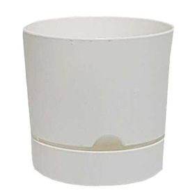 Poliwork Begonya 21 cm Beyaz Saksı