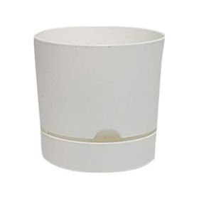 Poliwork Begonya 25 cm Beyaz Saksı