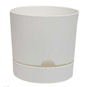 Poliwork Begonya 25 cm Beyaz Saksı