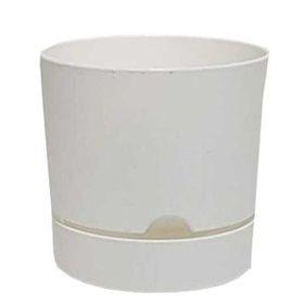 Poliwork Begonya 9 cm Beyaz Saksı