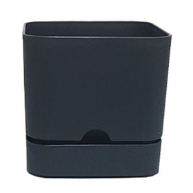 Poliwork Begonya Kare 16 cm Antrasit Saksı