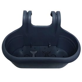 Poliwork Nergiz Antrasit 6.5 lt Kolay Askı Balkon Saksısı
