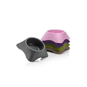 Poliwork XL 700 ml Pembe Kedi Mama ve Su Kabı