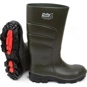 Polly Boot Galaxy 501 Haki Çelik Burunsuz İş Çizmesi