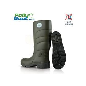 Polly Boot Galaxy 501 Haki Çelik Burunsuz İş Çizmesi