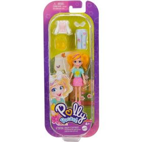 Polly Pocket GDM01 - Güneş Desenli Tişört ve Pembe Etek JCB21 Moda Aksesuarları Seti